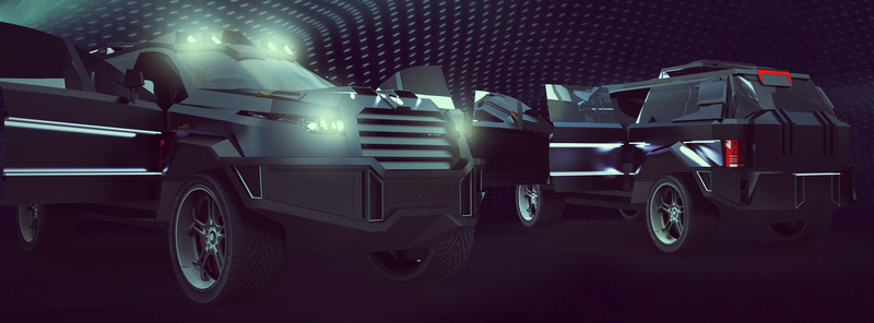 Illustration for article titled Dartz Black Shark Is A Luxury War Machine Loaded With James Bond Weapons